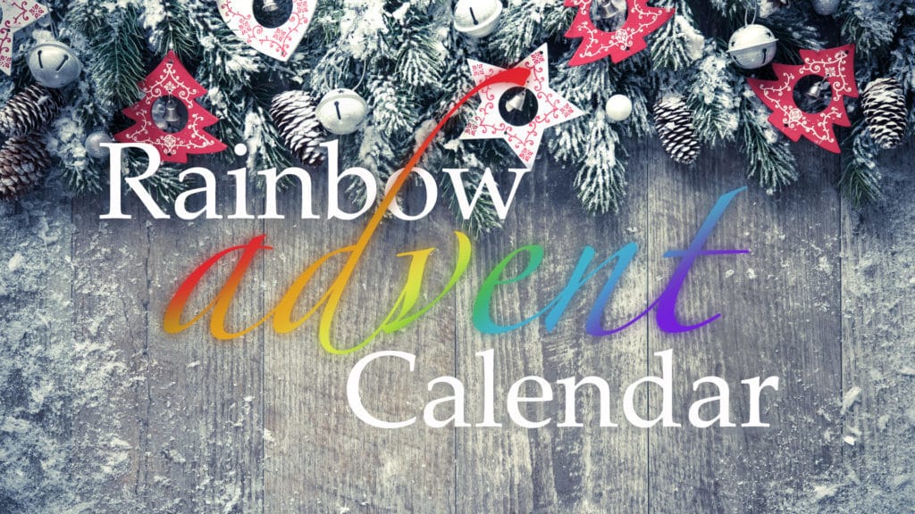 Rainbow Advent Calendar 2018 Jackie North